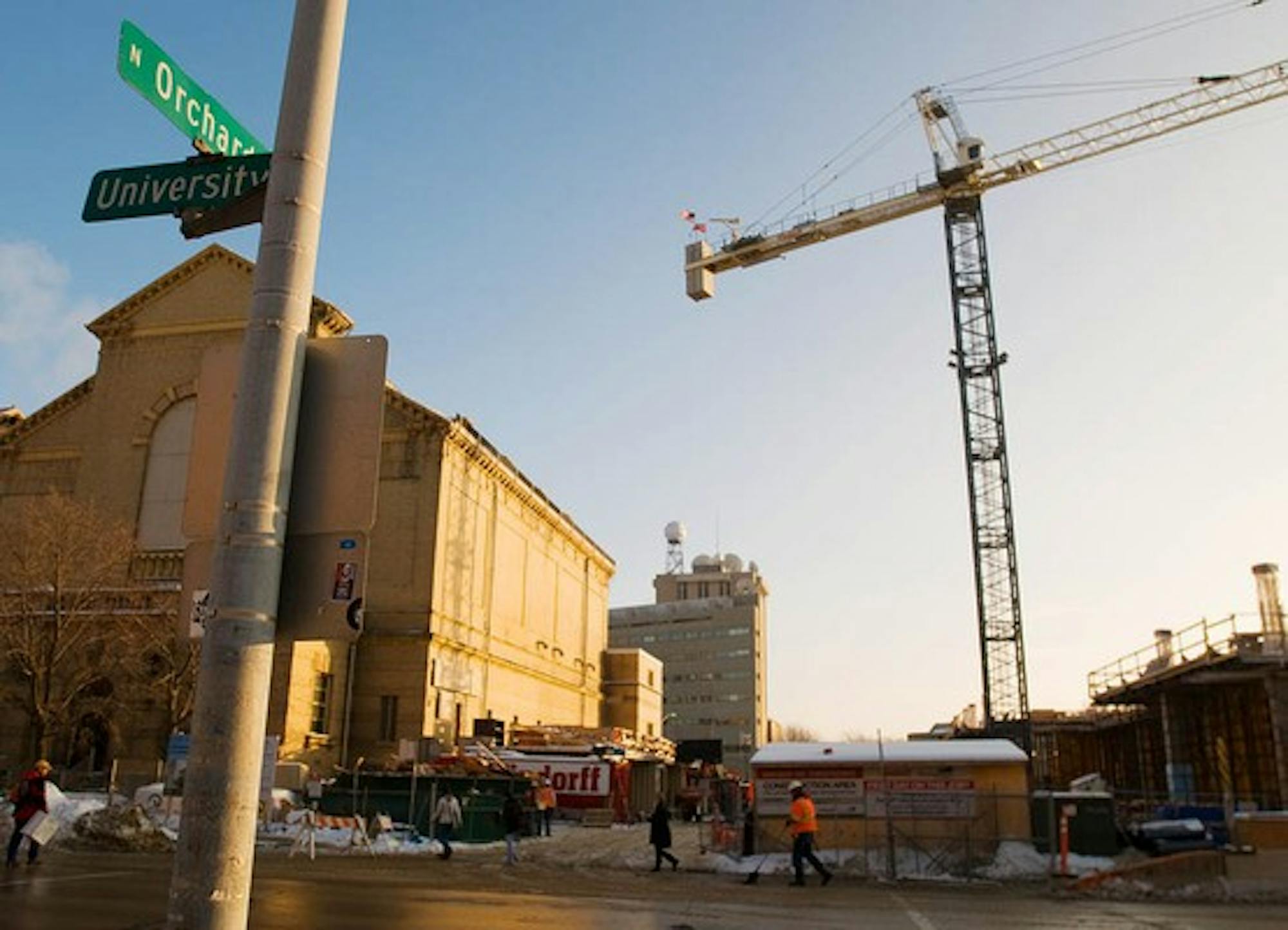 Box truck ignites near WID construction site