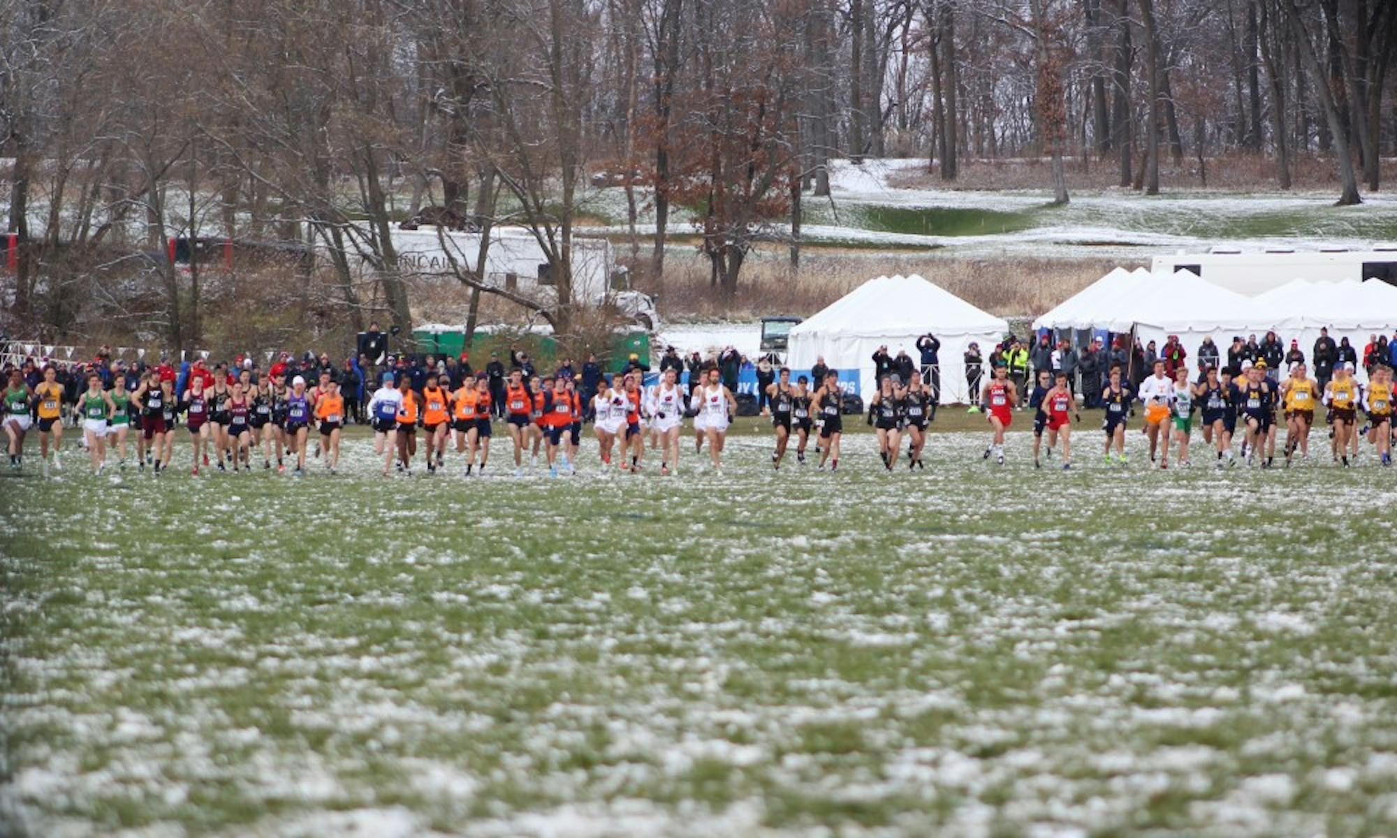 Men's Cross Country start