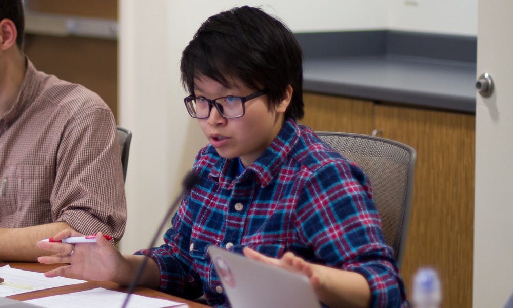 SSFC Chair Thuy Pham and other committee members asked CCTAP Director Cigdem Unal what her goals were for the future of the program.