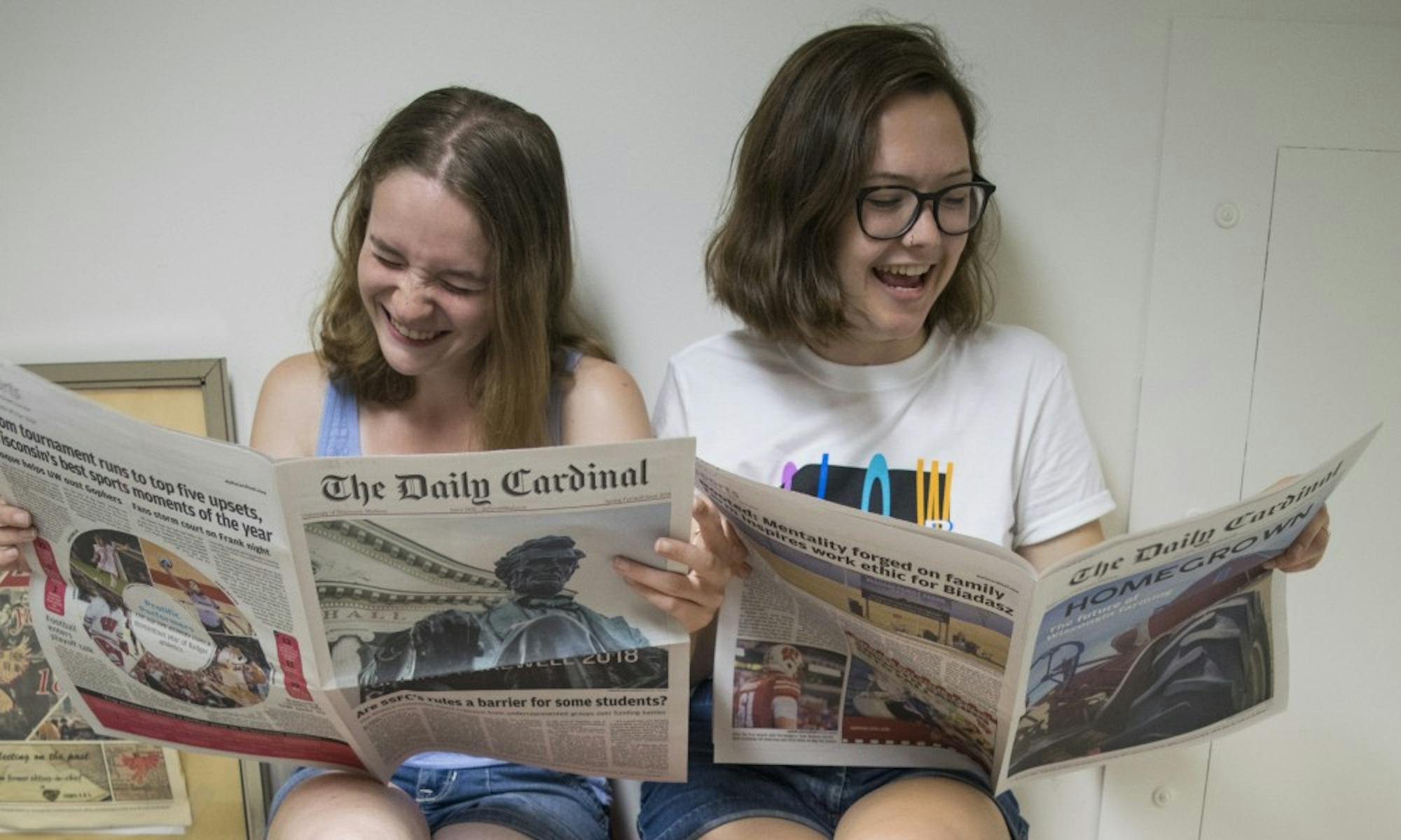 Managing Editor Samantha Nesovanovic and Editor-in-Chief Sammy Gibbons hope new UW-Madison students find their group to nest in in order to make campus feel a little smaller &mdash; we would love for that to be The Daily Cardinal.