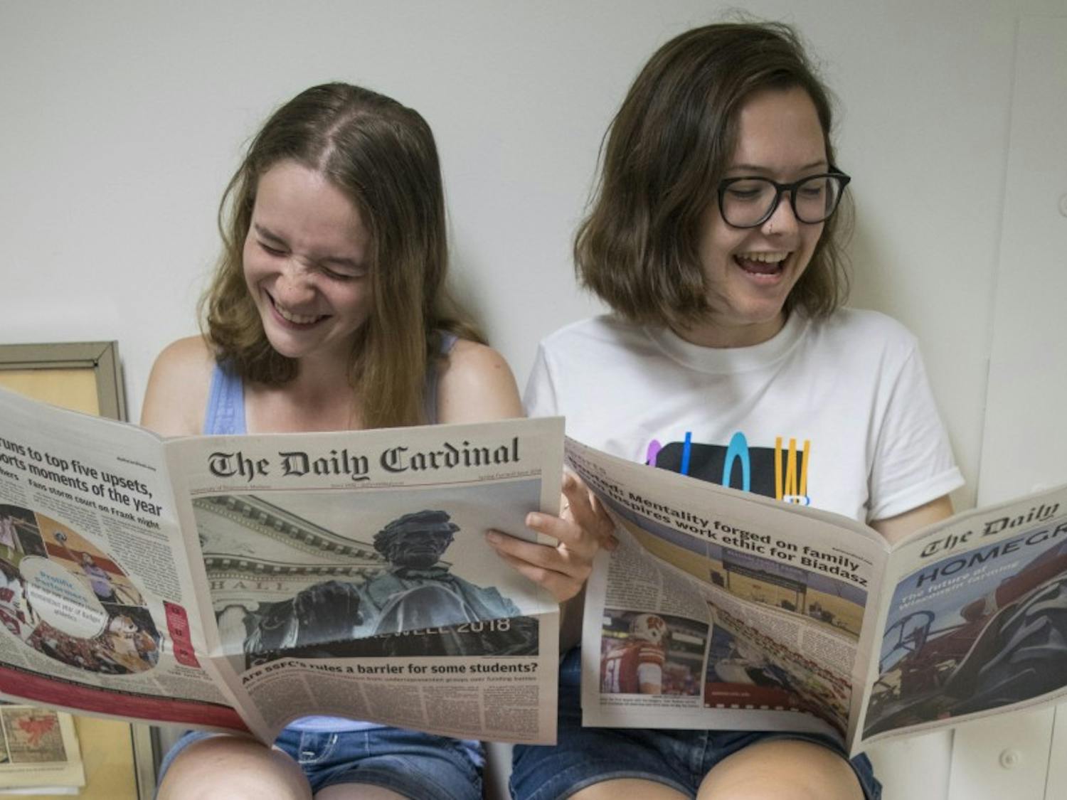 Managing Editor Samantha Nesovanovic and Editor-in-Chief Sammy Gibbons hope new UW-Madison students find their group to nest in in order to make campus feel a little smaller &mdash; we would love for that to be The Daily Cardinal.