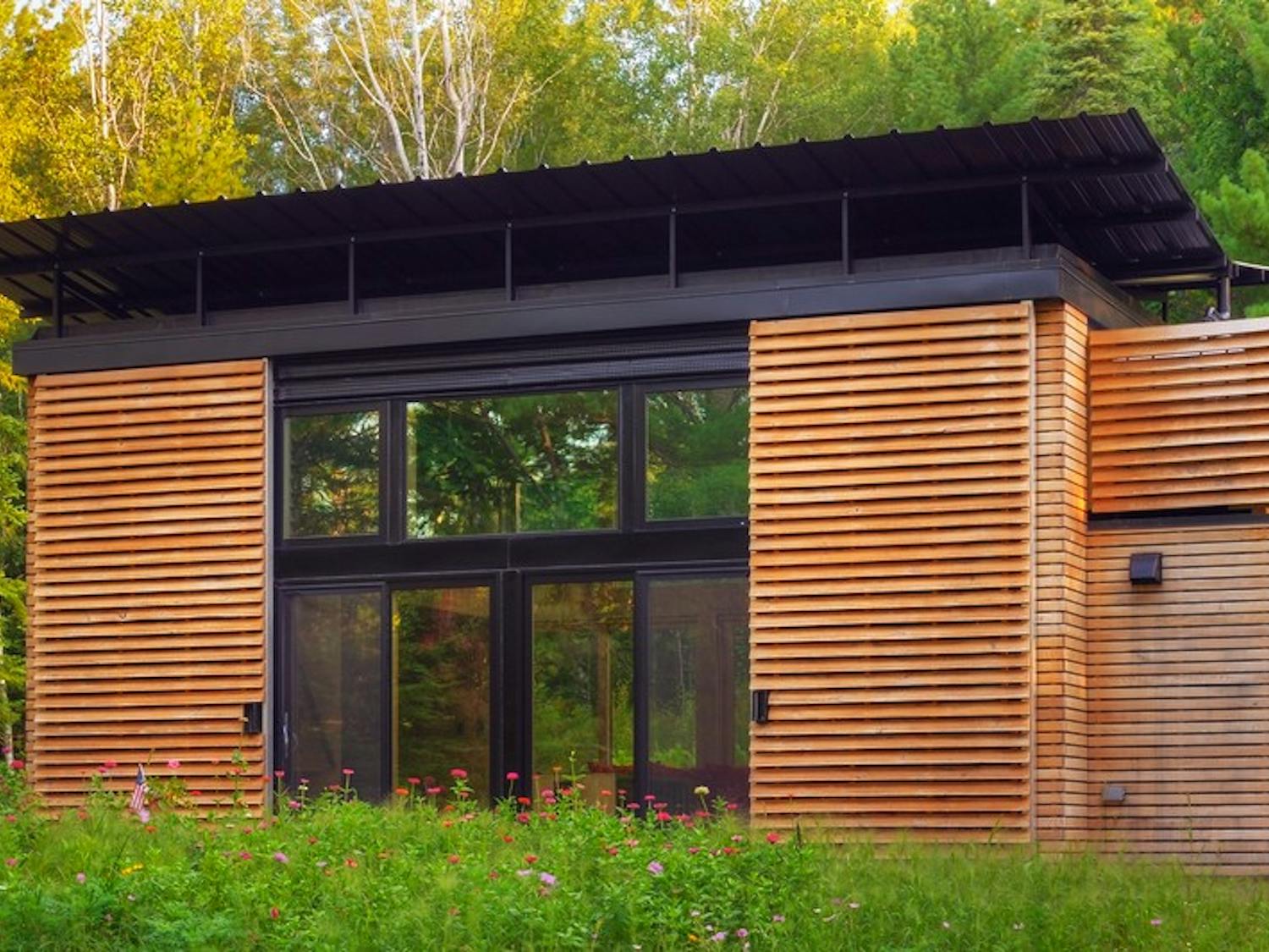 Bill Yudchitz and his son Dan designed and built the award-winning Experimental Dwelling for a Greener Environment.