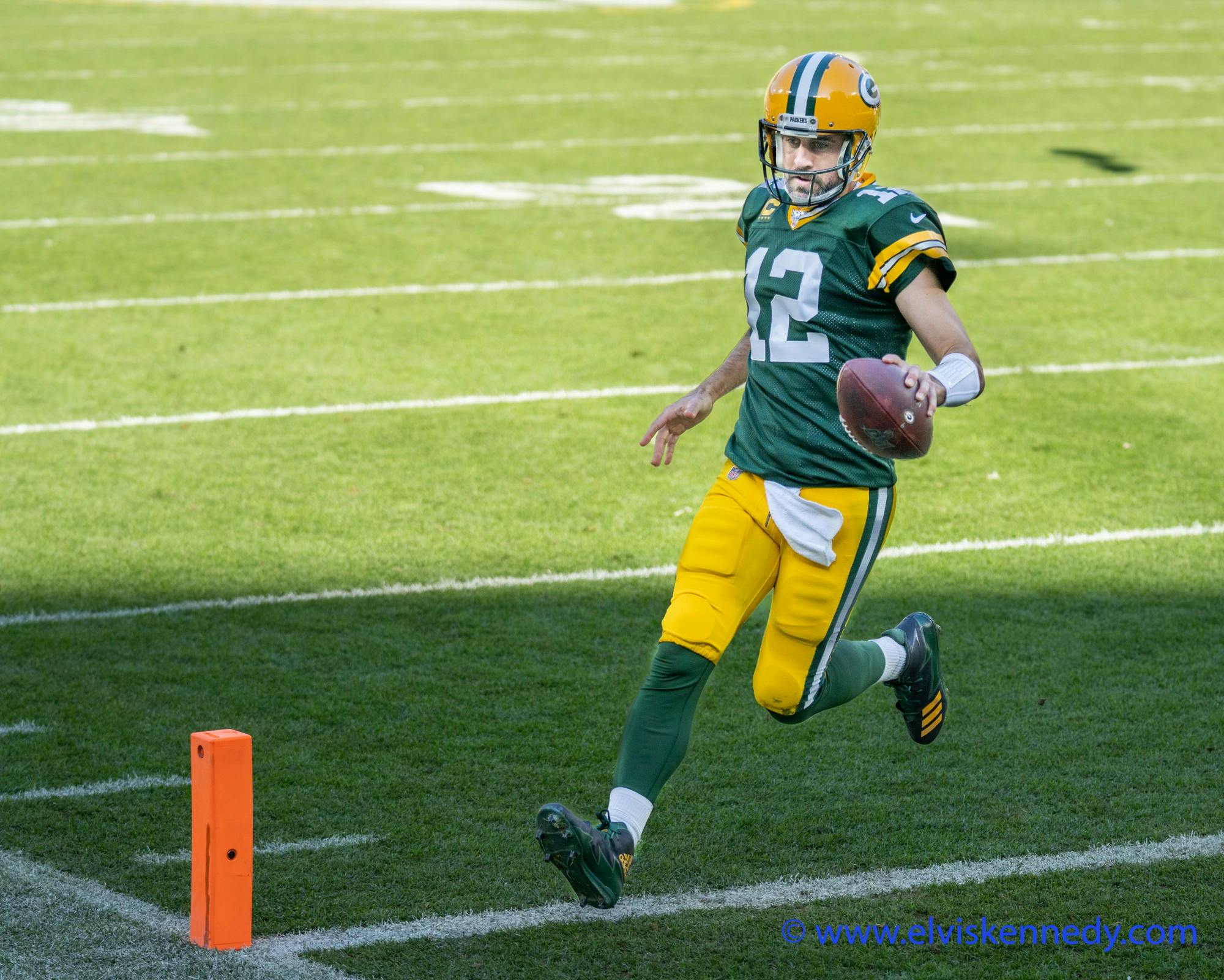 Aaron Rodgers Touchdown Run