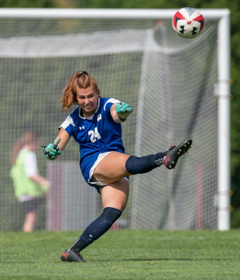Jordyn Bloomer recorded her sixth shutout of the season on Rose LaVelle night, beating Michigan 2-0. 