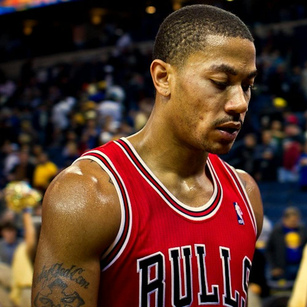 Derrick Rose, pictured during his 2011 MVP year, was accused of sexual assault in 2016, complicating the reaction to his seemingly heroic comeback story.