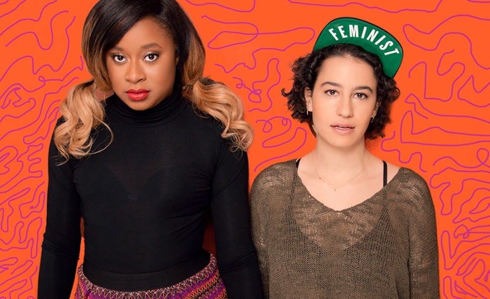 Phoebe Robinson (Left) and Ilana Glazer proved to be a good match for their comedy sets this past weekend.