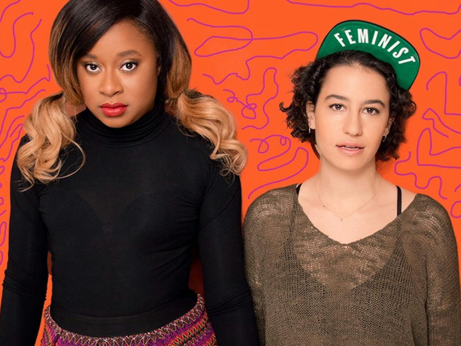 Phoebe Robinson (Left) and Ilana Glazer proved to be a good match for their comedy sets this past weekend.