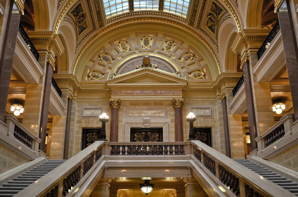 Entrance to the Wisconsin Supreme Court