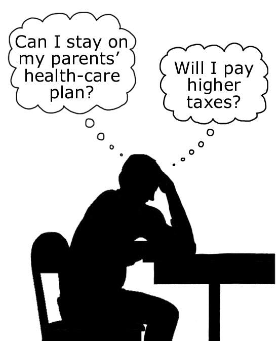 Students clash over passage of health-care bill