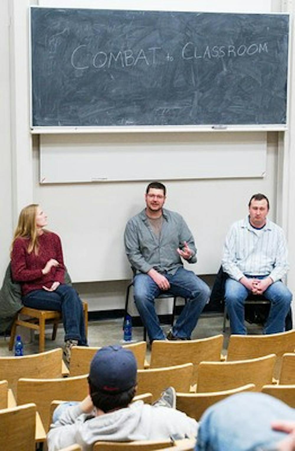 Student veterans share experiences after returning from service