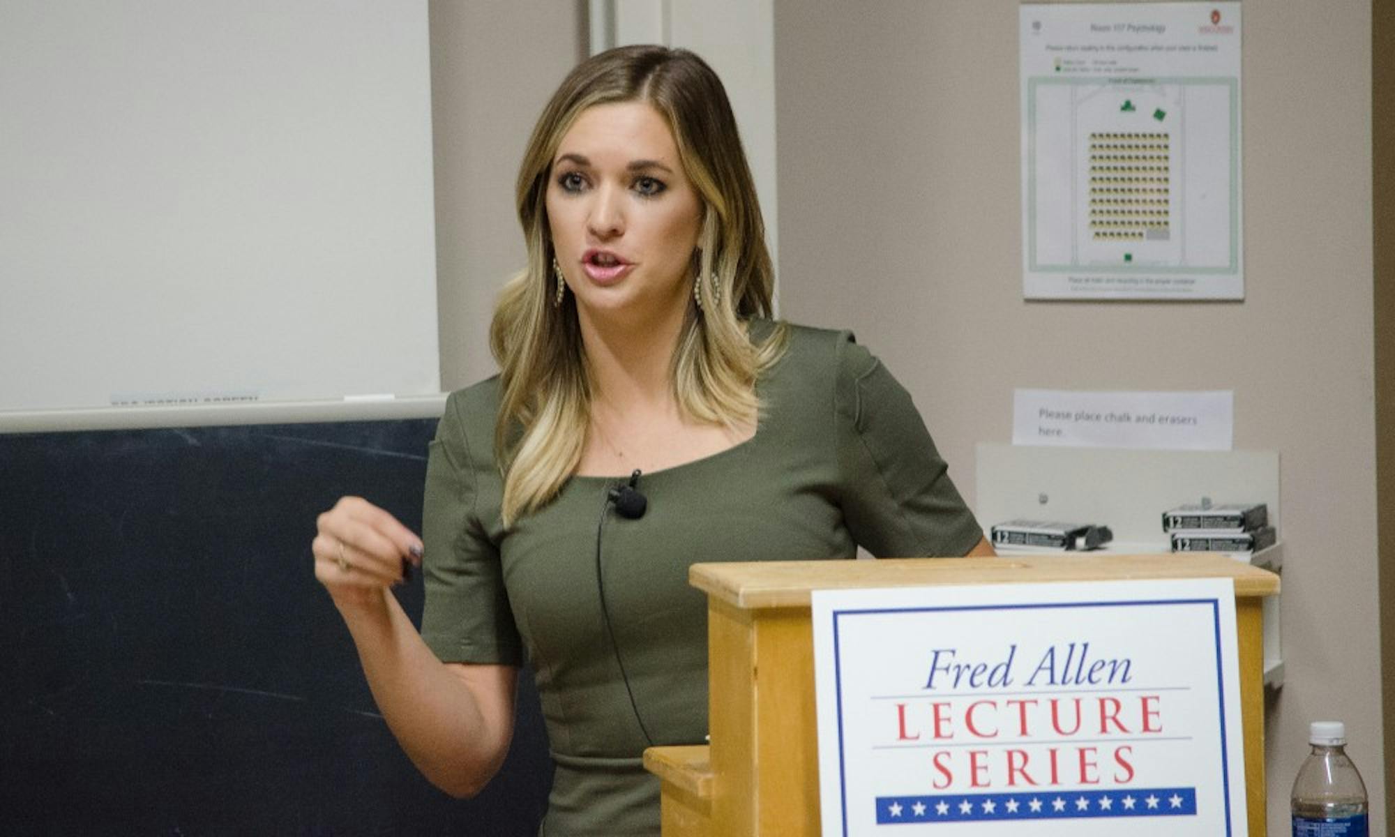 Conservative author and pundit Katie Pavlich visited campus Tuesday to speak about second amendment rights and gun use for self-defense.&nbsp;