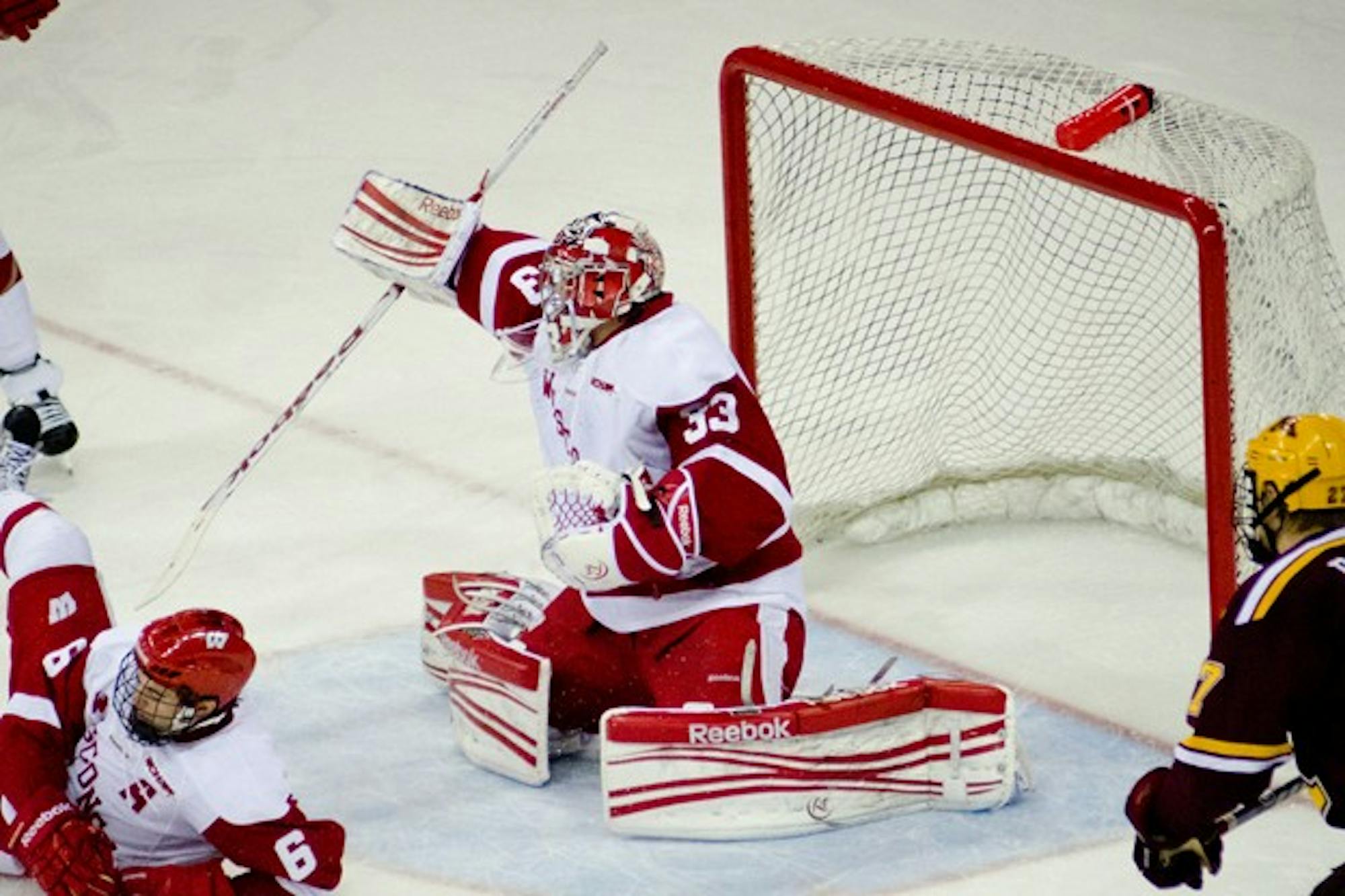 Joel Rumpel makes save (Daily Cardinal)