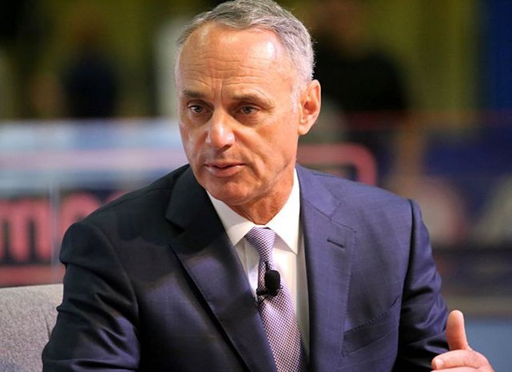 Commissioner_Rob_Manfred_conducts_his_annual_-ASG_Town_Hall_at_-FanFest_(28342735251).jpg