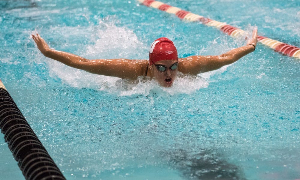 Beata Nelson had a record-setting performance in the Big Ten Championships.