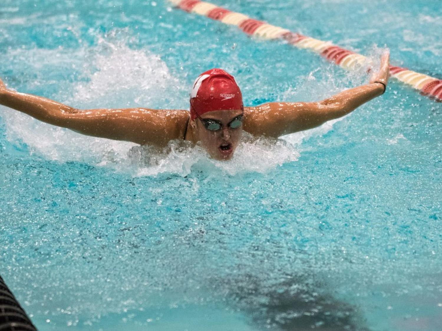 Beata Nelson had a record-setting performance in the Big Ten Championships.