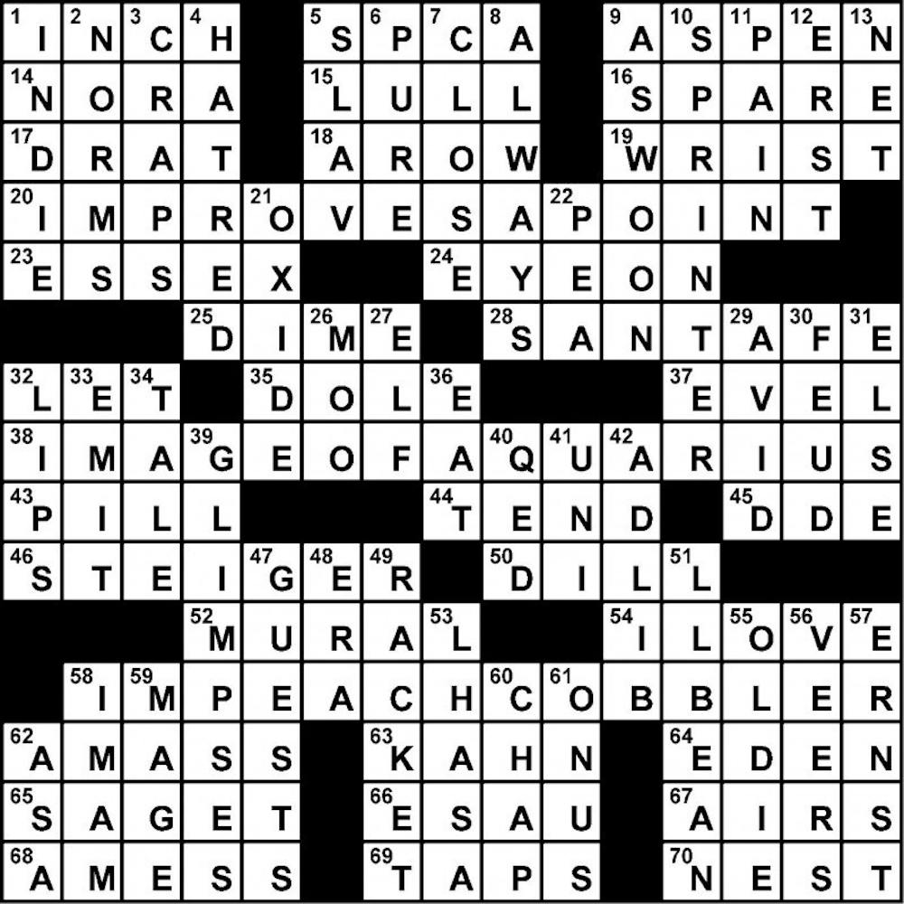 10/17/2011 - Crossword Solution