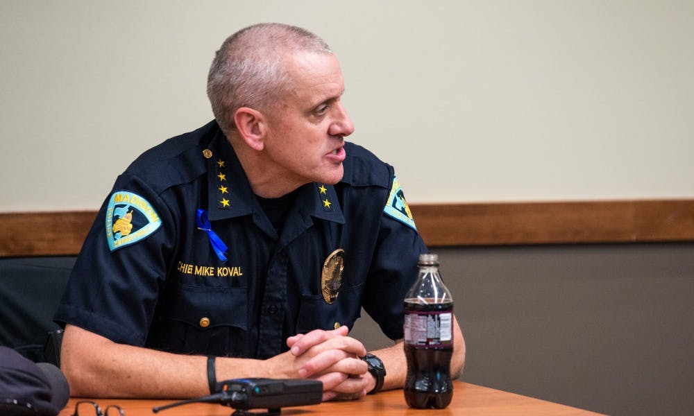 Police Chief Mike Koval expressed Friday MPD’s discontent with the historic settlement reached in the Tony Robinson case last week, highlighting that it should not be seen as an “admission of guilt.”