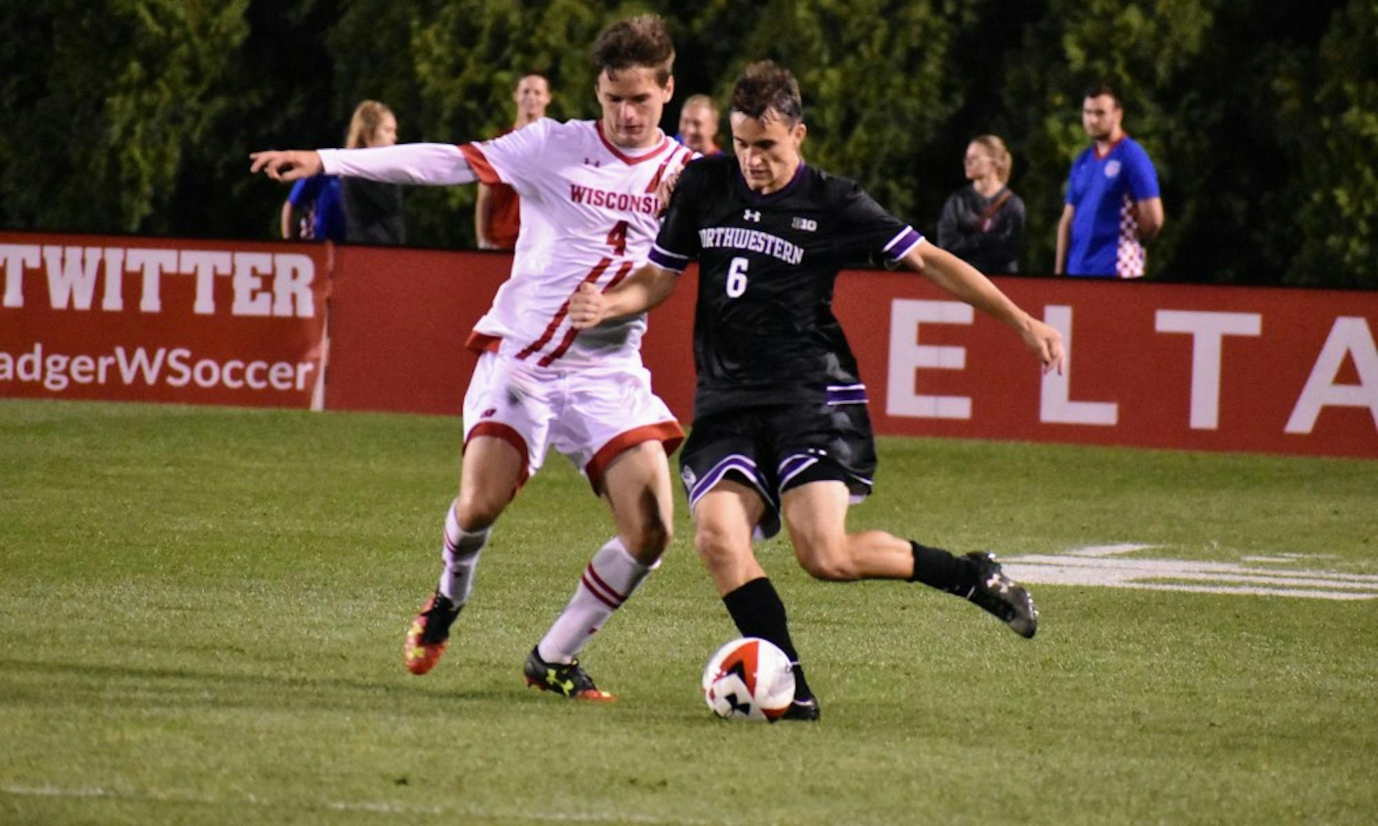 Senior midfielder and defender Enda O'Neill helped UW blank Loyola Chicago 2-0.