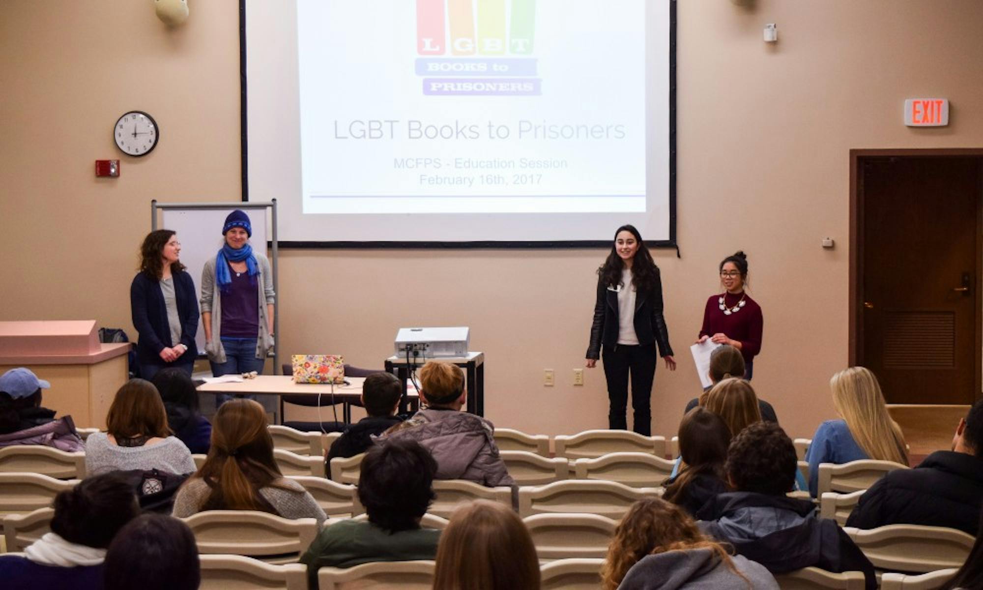 Badger Volunteer hosted a presentation of LGBT Books to Prisons Thursday, which donates educational books to LGBT individuals in prison systems.