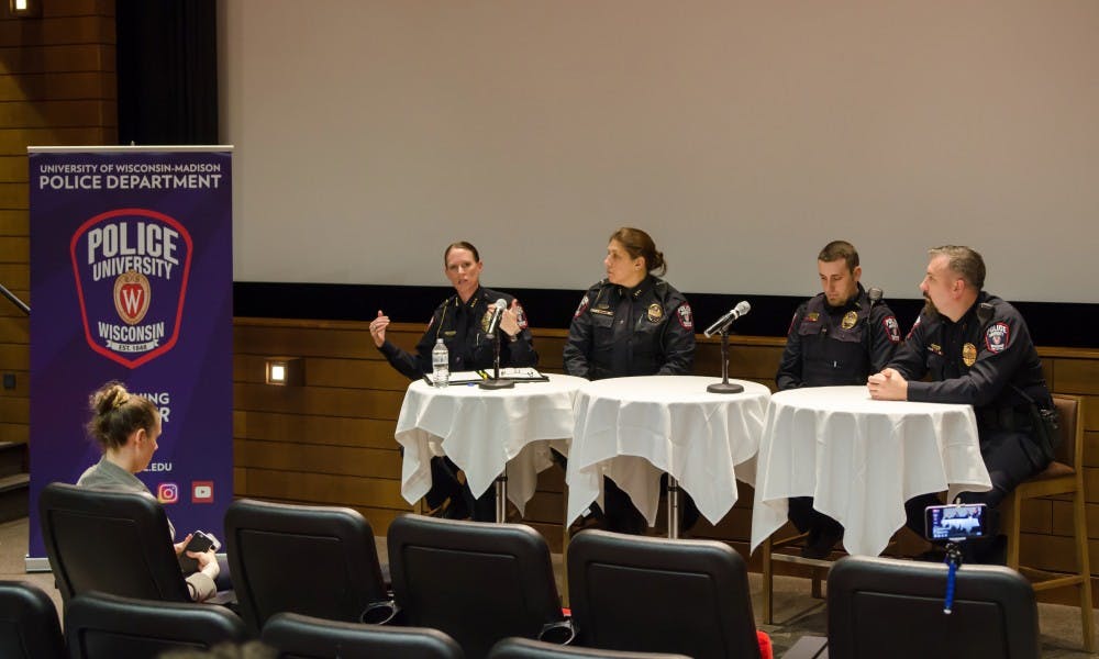 UWPD officials met with UW-Madison community members in Union South Monday to discuss community concerns regarding police and safety.&nbsp;