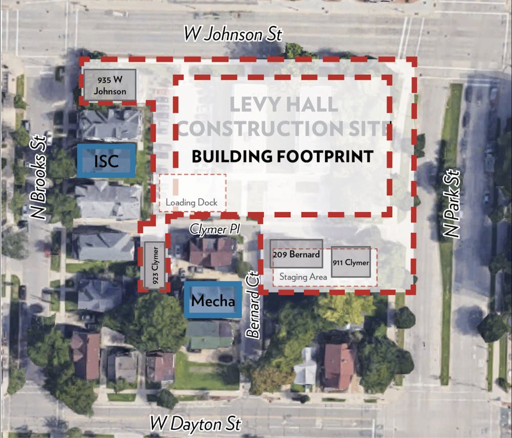 map of levy hall