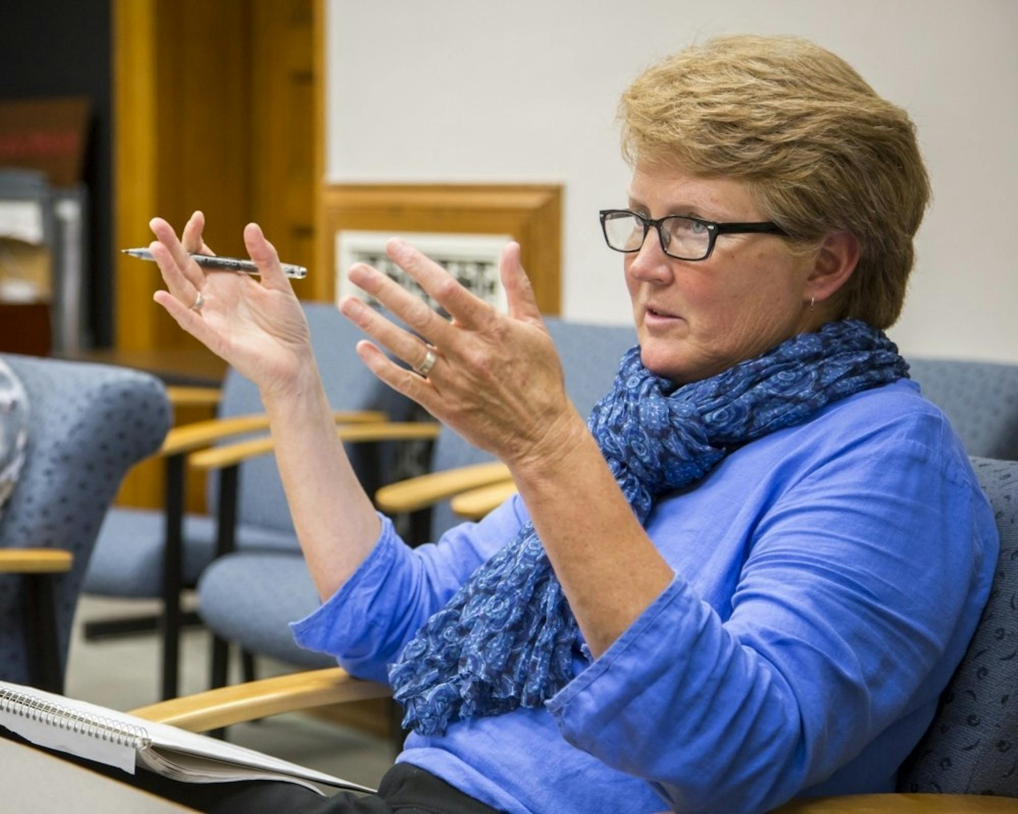 Dean of Students Lori Berquam shared in a statement Friday she will be seen sporting “fun hats” after she begins chemotherapy next week following a diagnosis with breast cancer.