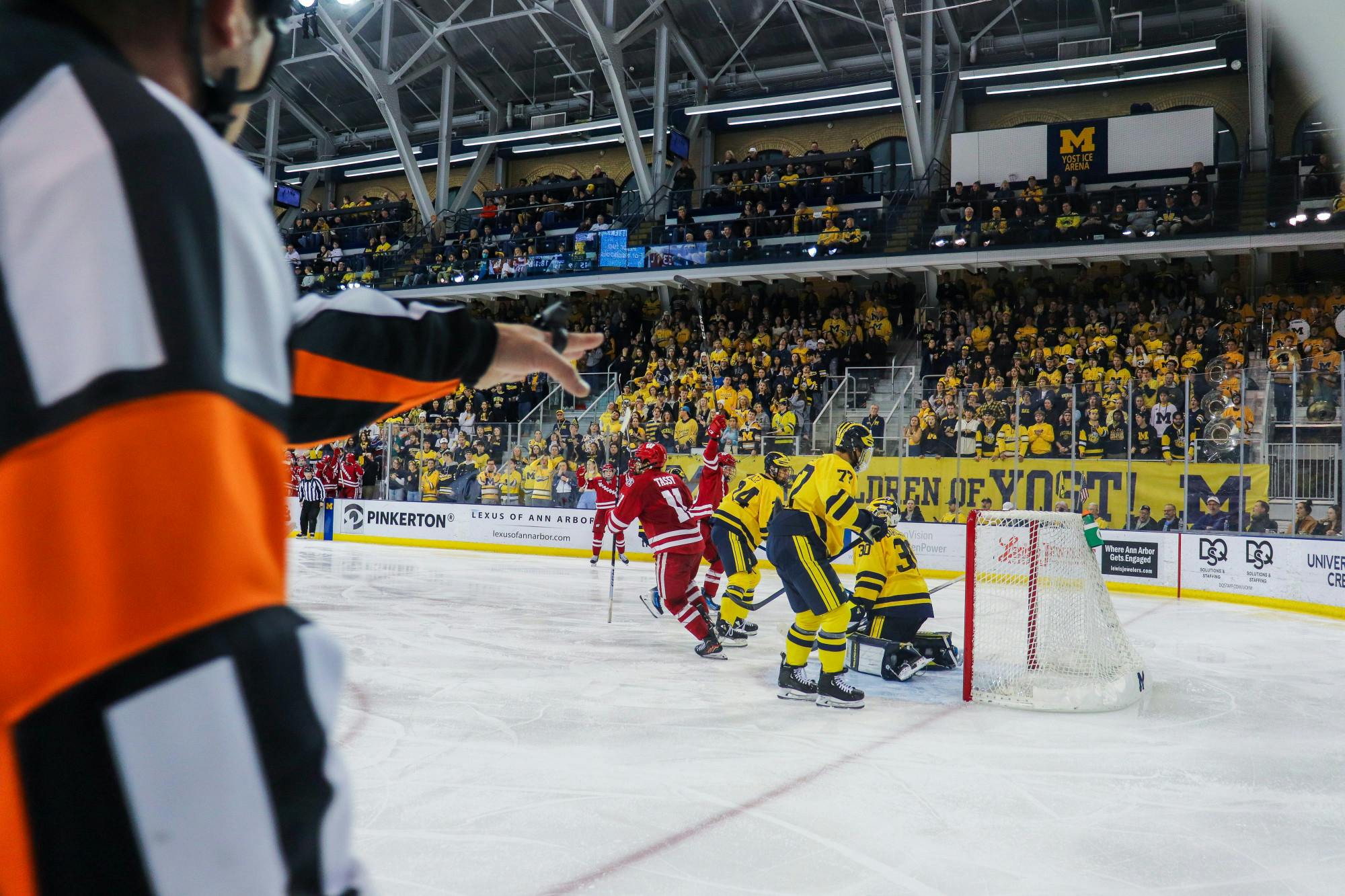 Badger Hockey vs Michigan at Yost 2023-2024.jpg