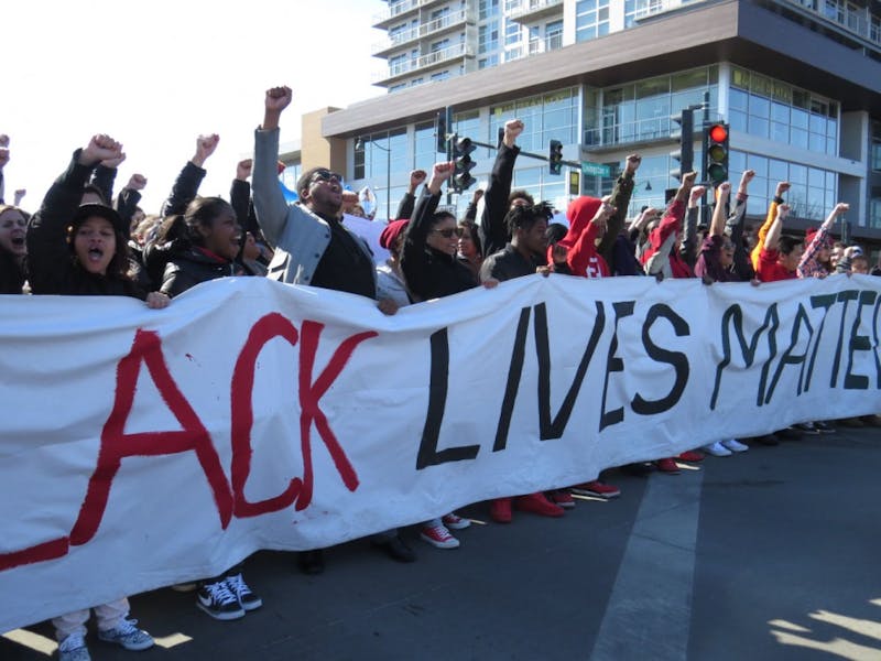Protesters lined the streets of Madison Saturday, protesting the death of unarmed Tony Robinson.