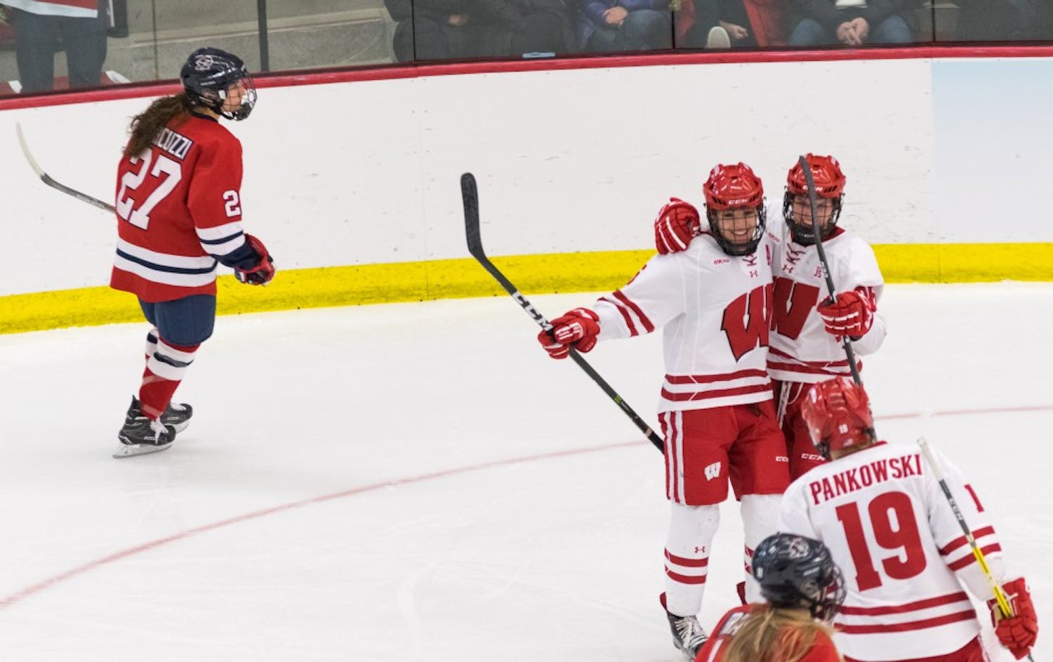 Gallery: Wisconsin Badgers crush Robert Morris, advance to fourth-straight Frozen Four