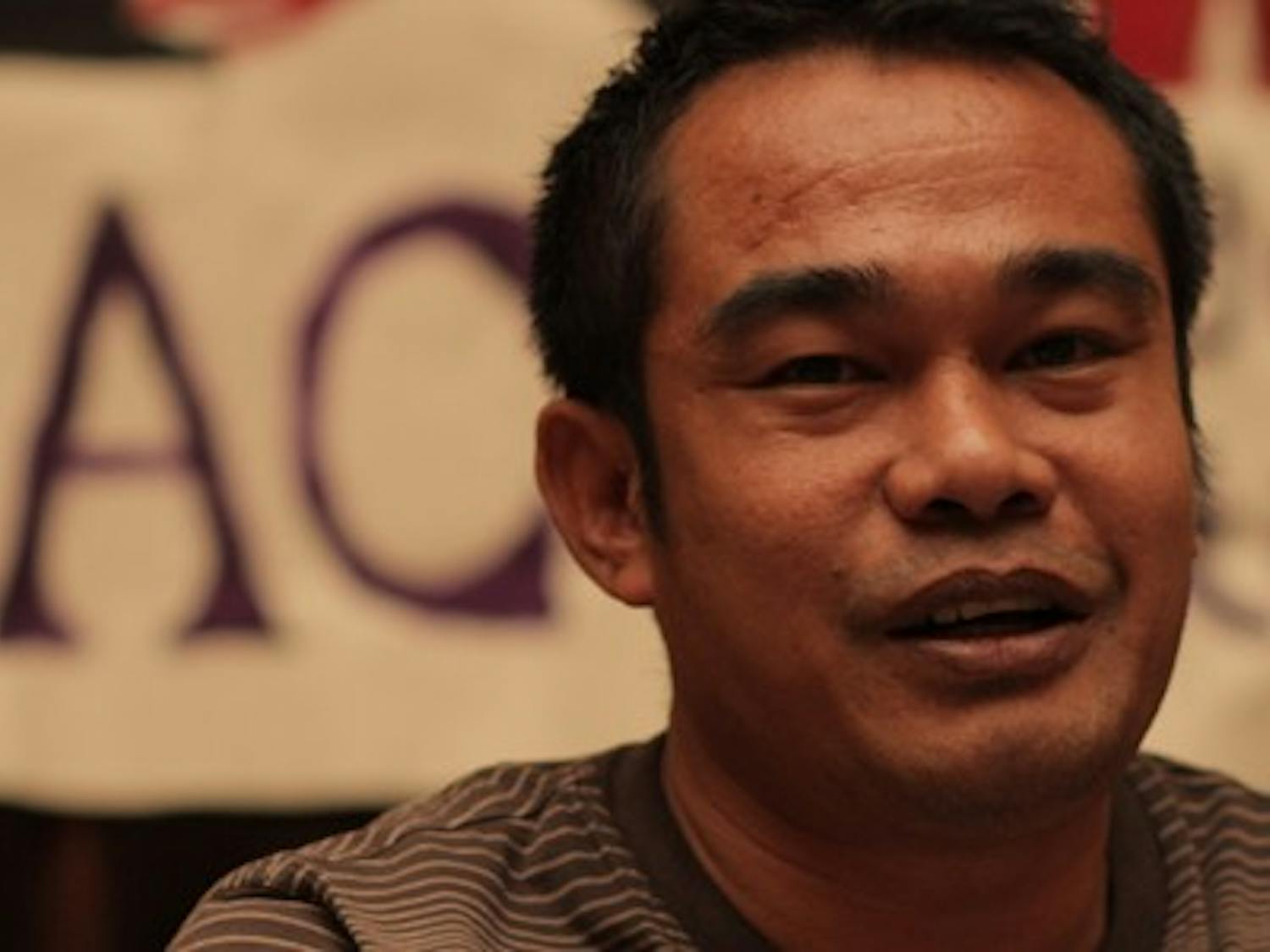 Former adidas worker Aslam Hiyadat