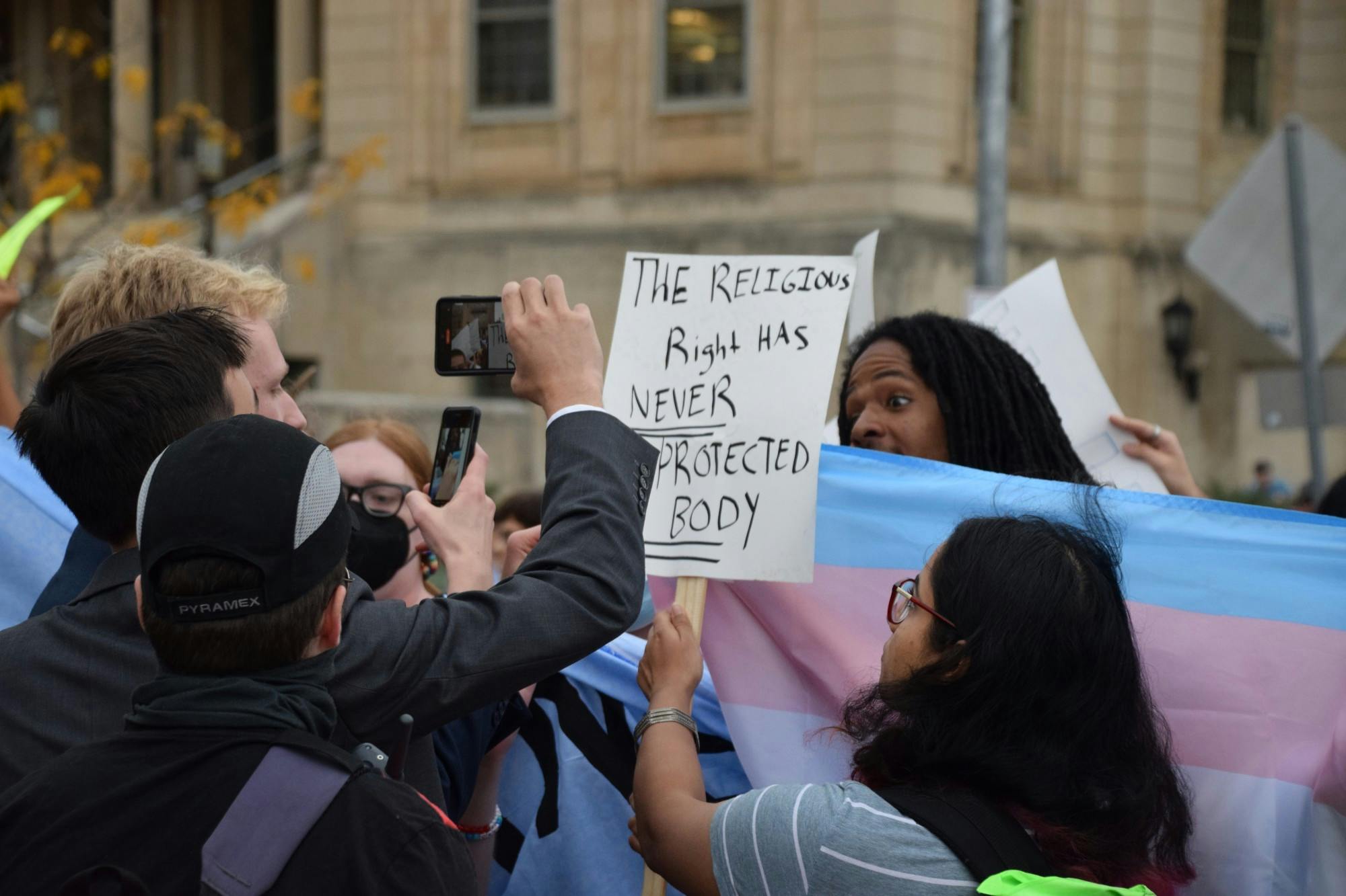 Skylar Schultz Protest Matt Walsh Trans Rights YAF1487.JPG