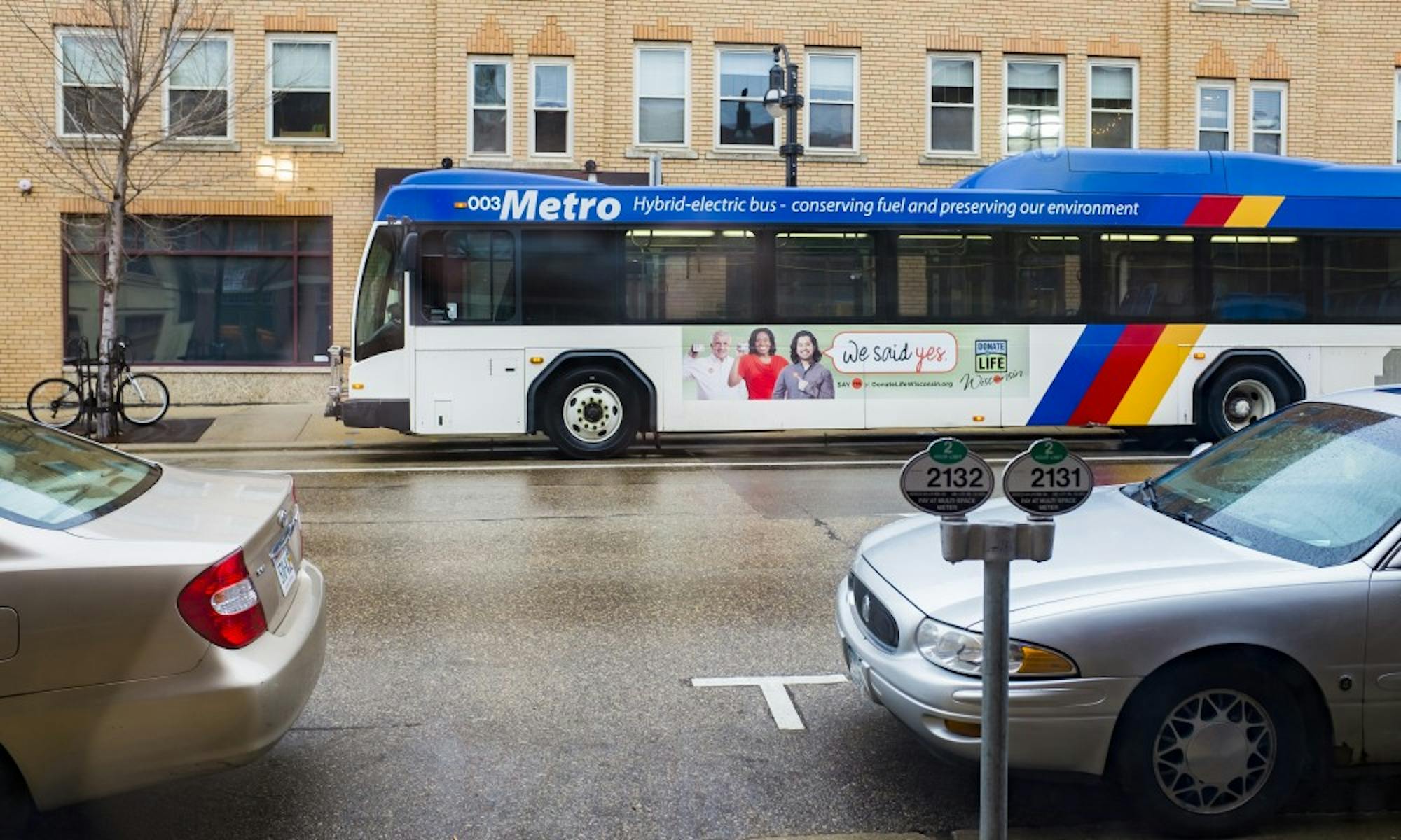 Police suspect a medical emergency caused a Madison Metro bus driver to crash into a Madison Police Department station Tuesday.