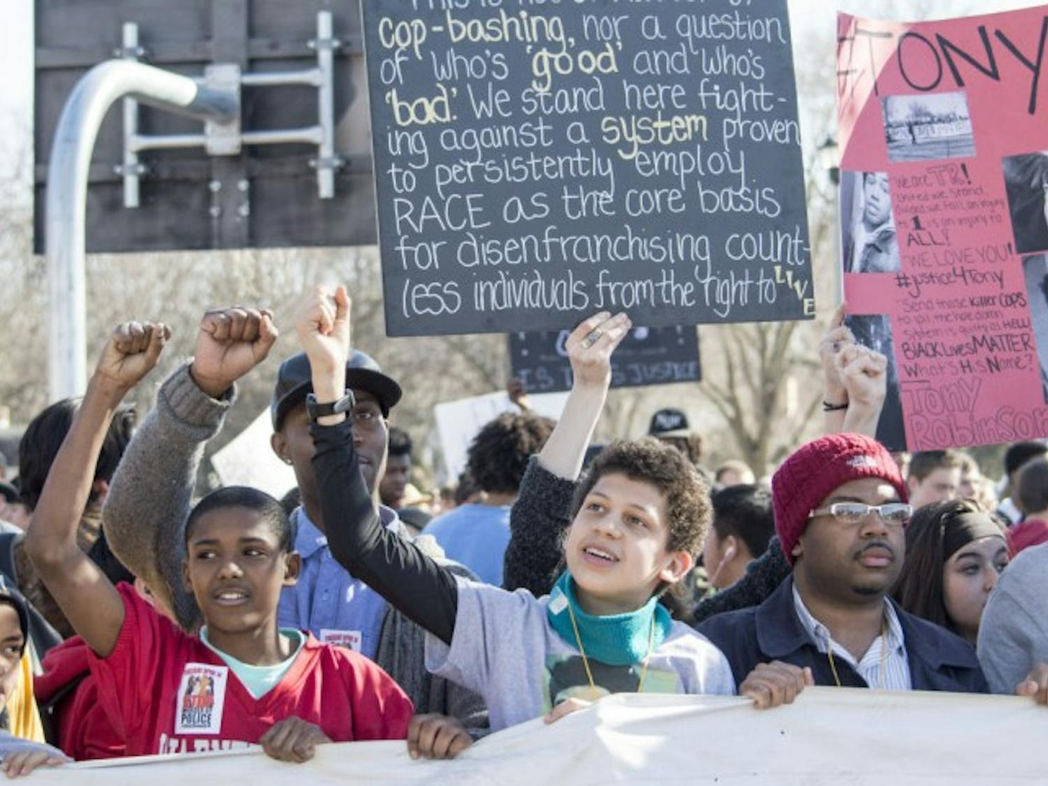 Tony Robinson Protest Wednesday 3/11