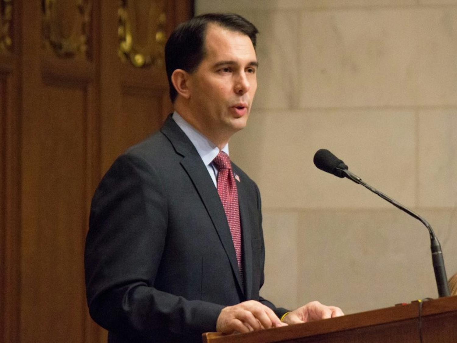 Gov. Scott Walker sent a letter to the NFL Monday urging players to “stop their protests during the anthem and move on from what has become a divisive political sideshow.”