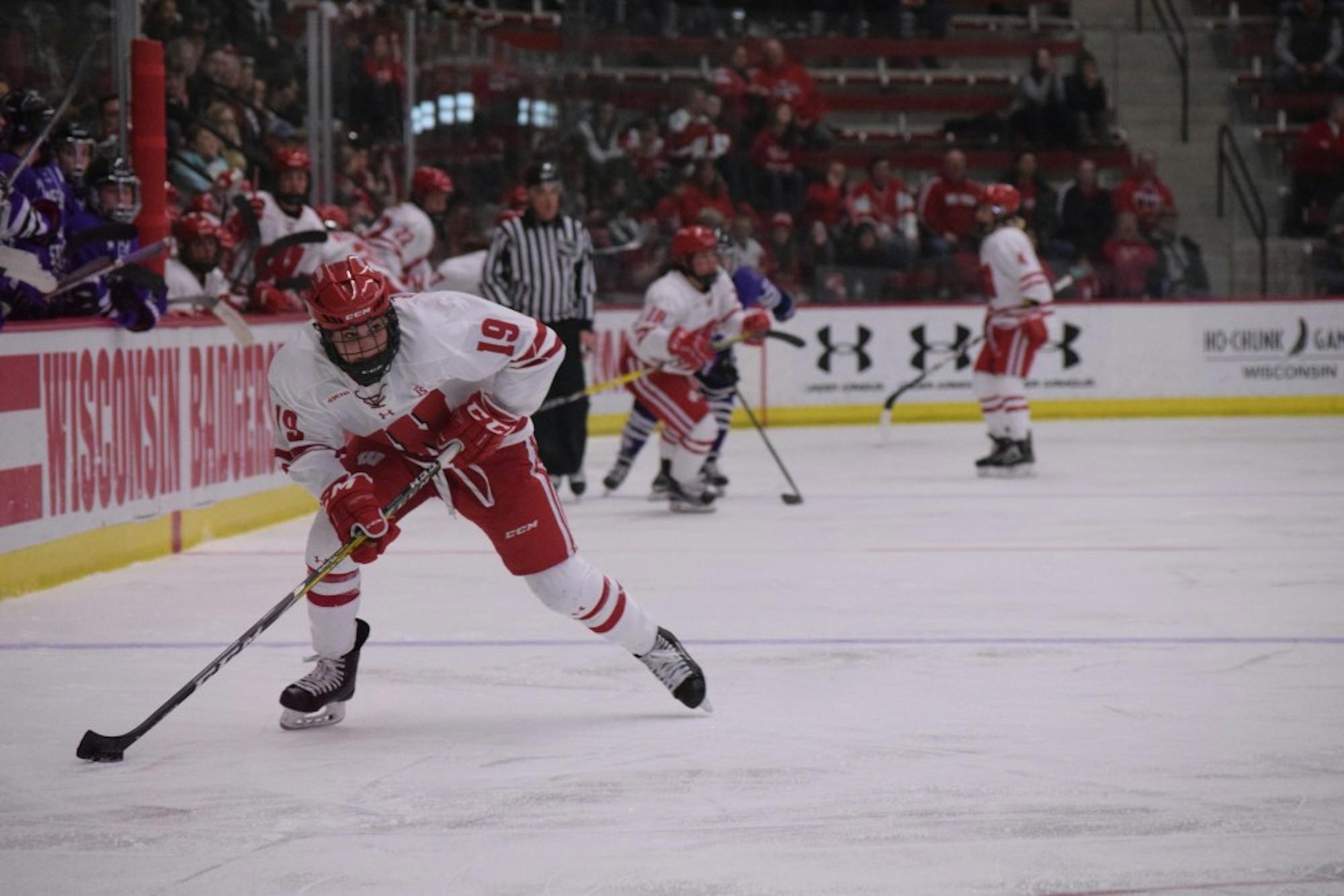 Annie Pankowski looks to lead Wisconsin to its second consecutive WCHA Final Face-Off title.&nbsp;