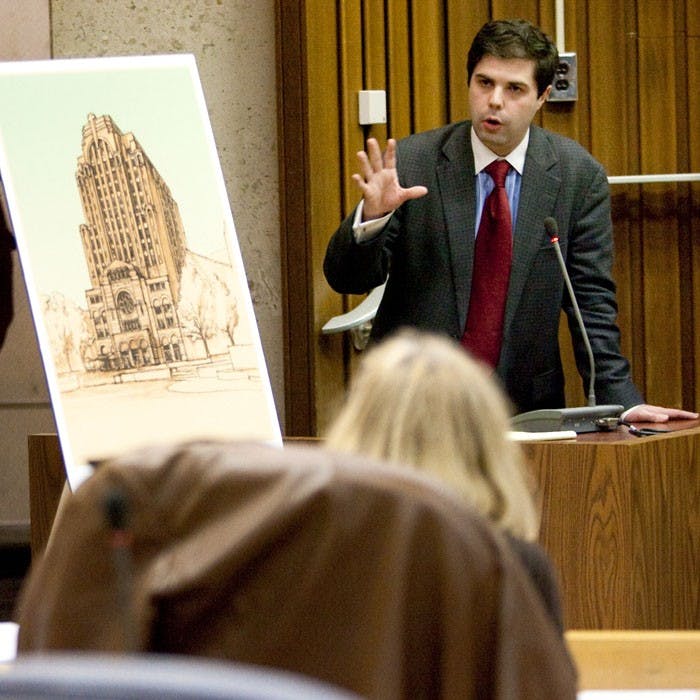 Committee hears proposal for St. Paul Catholic Center, approves new UW ice arena