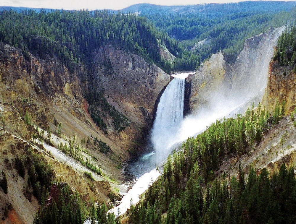 Lower Falls in Yellowstone National Park