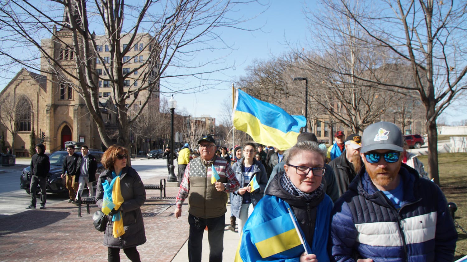 PHOTOS: Russia-Ukraine Rally at the Capitol Feb. 24