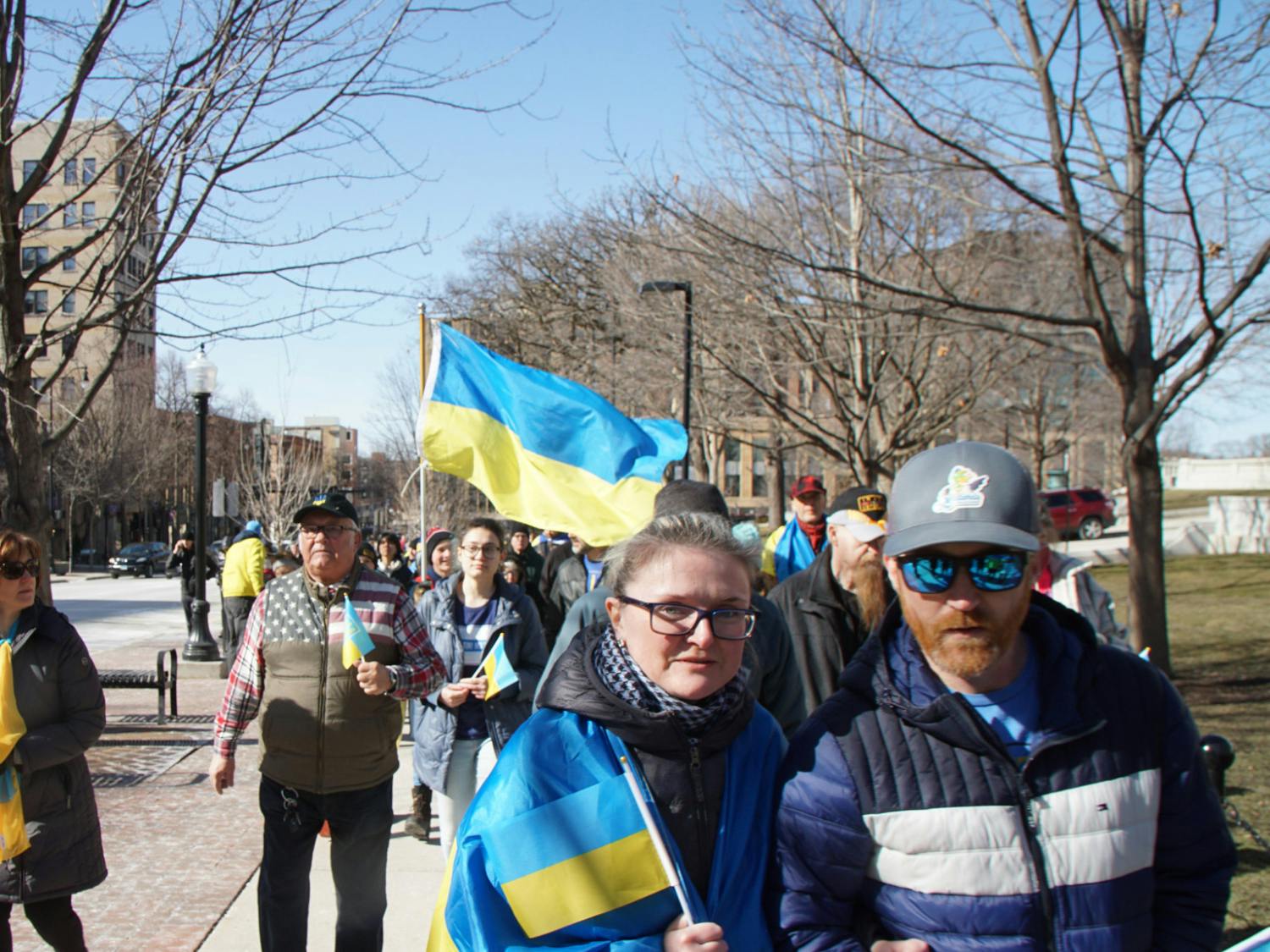 PHOTOS: Russia-Ukraine Rally at the Capitol Feb. 24