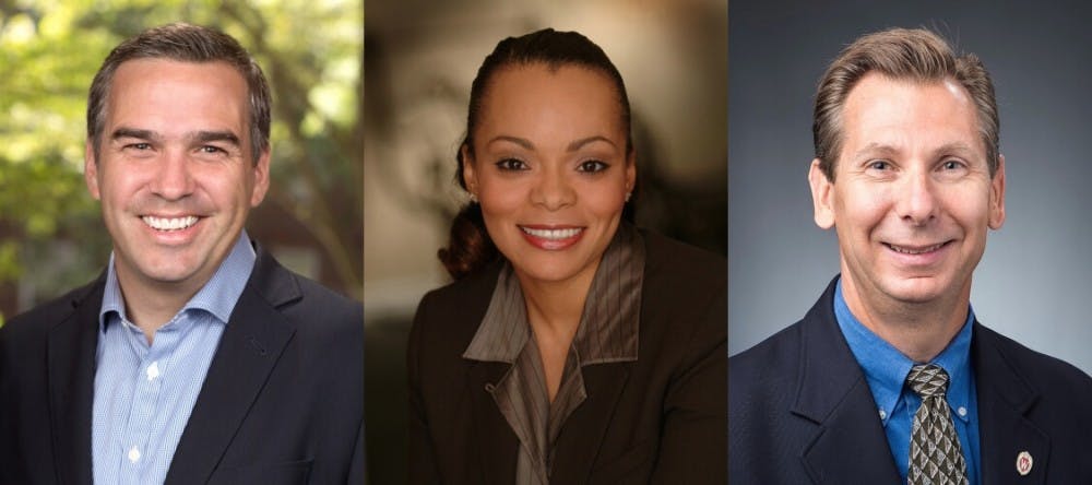 Brent Colburn (left), Richie Hunter (center) and&nbsp;Charles B. Hoslet (right)&nbsp;have been selected as finalists for UW-Madison vice chancellor for university relations.