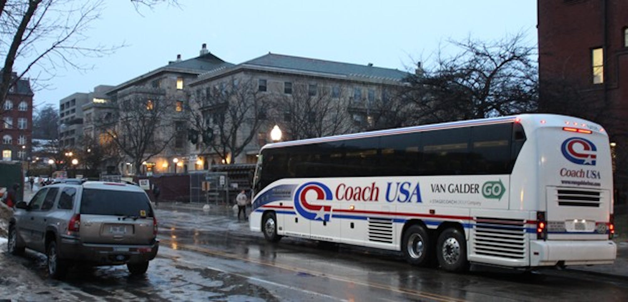 Downtown bus