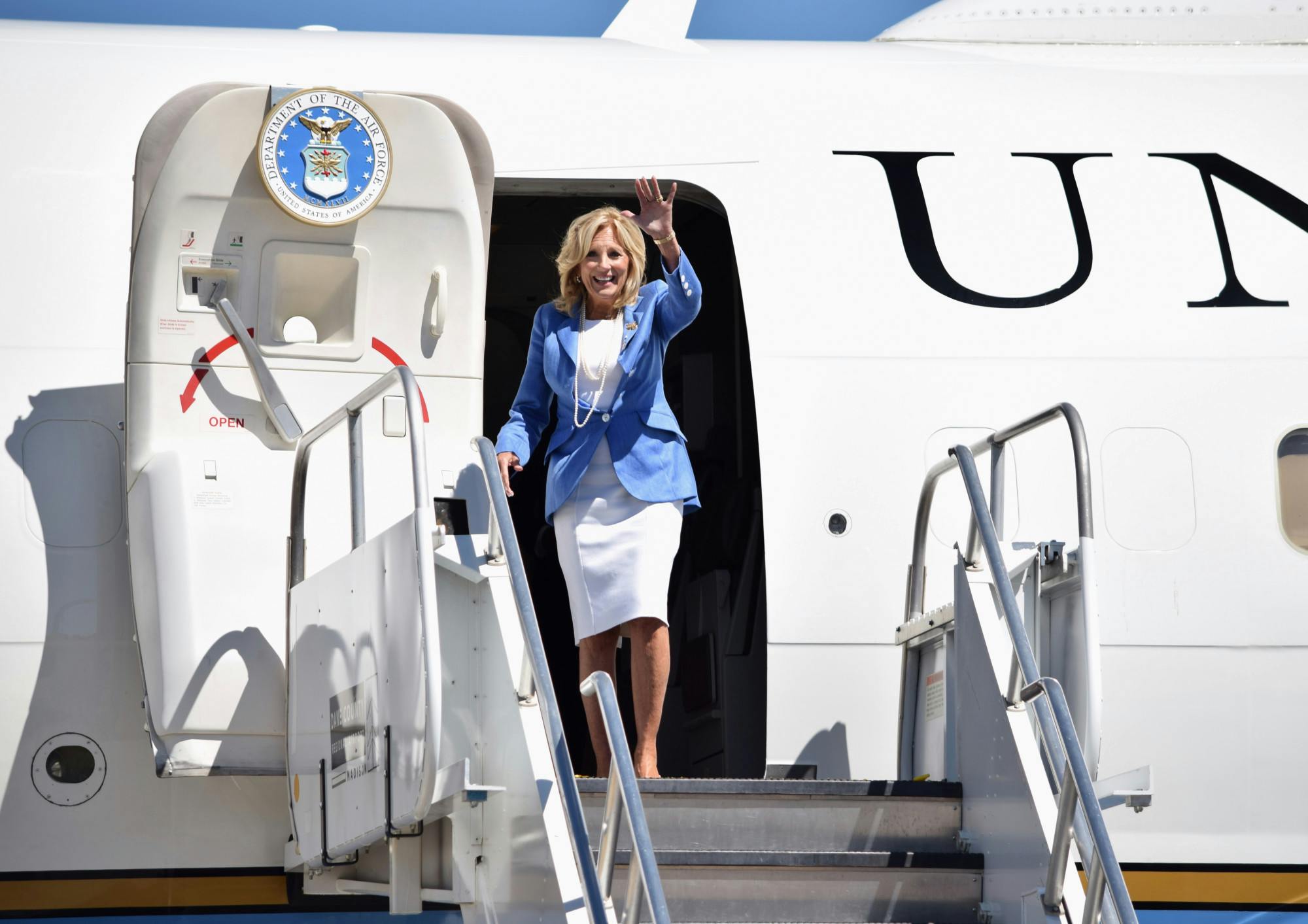 PHOTOS: First Lady Dr. Jill Biden visits Madison