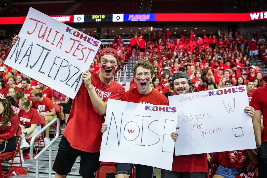 PHOTOS Wisconsin volleyball sets NCAA regular season attendance record