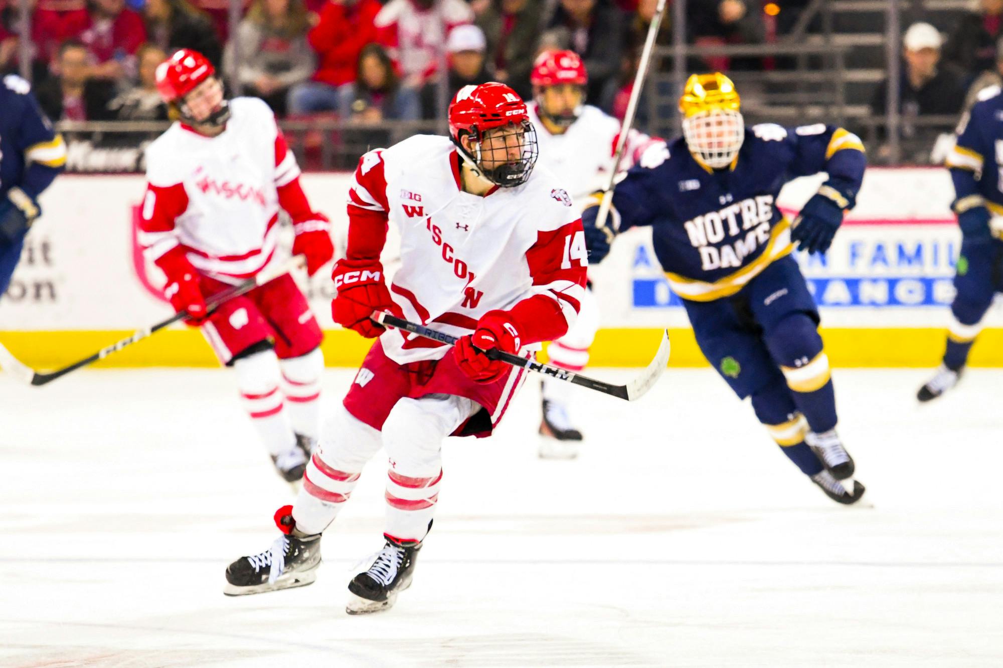 Wisconsin Men’s Hockey Wins Both Against Notre Dame In Home Series ...