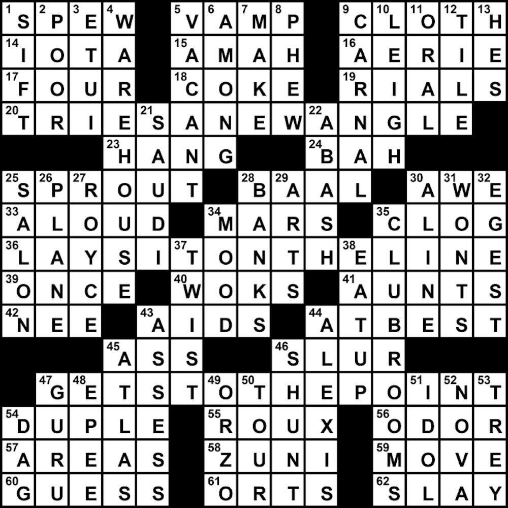 09/17/2010 - Crossword Solution