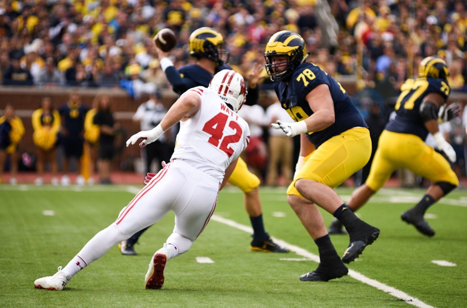 Wisconsin consistently finds "diamonds in the rough," as exemplified by turning T.J. Watt, who's national recruiting rank was 941, into a first round draft pick.