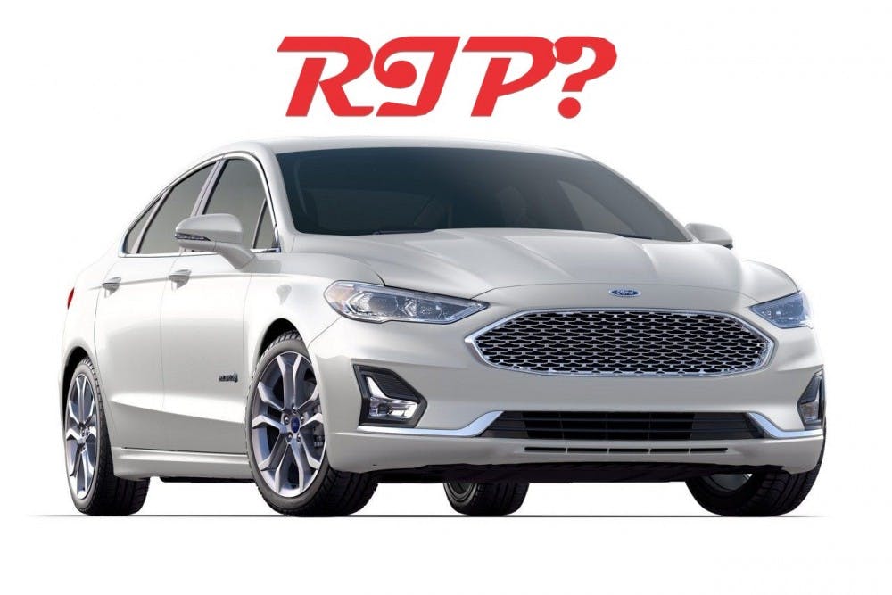 The Ford Fusion has soldiered on without a replacement since 2012 - and Ford recently announced it wouldn't be replacing it. Original photo from Ford.&nbsp;