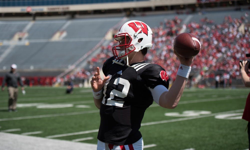 Alex Hornibrook might be the starting quarterback this week, but that doesn't make him Aaron Rodgers.