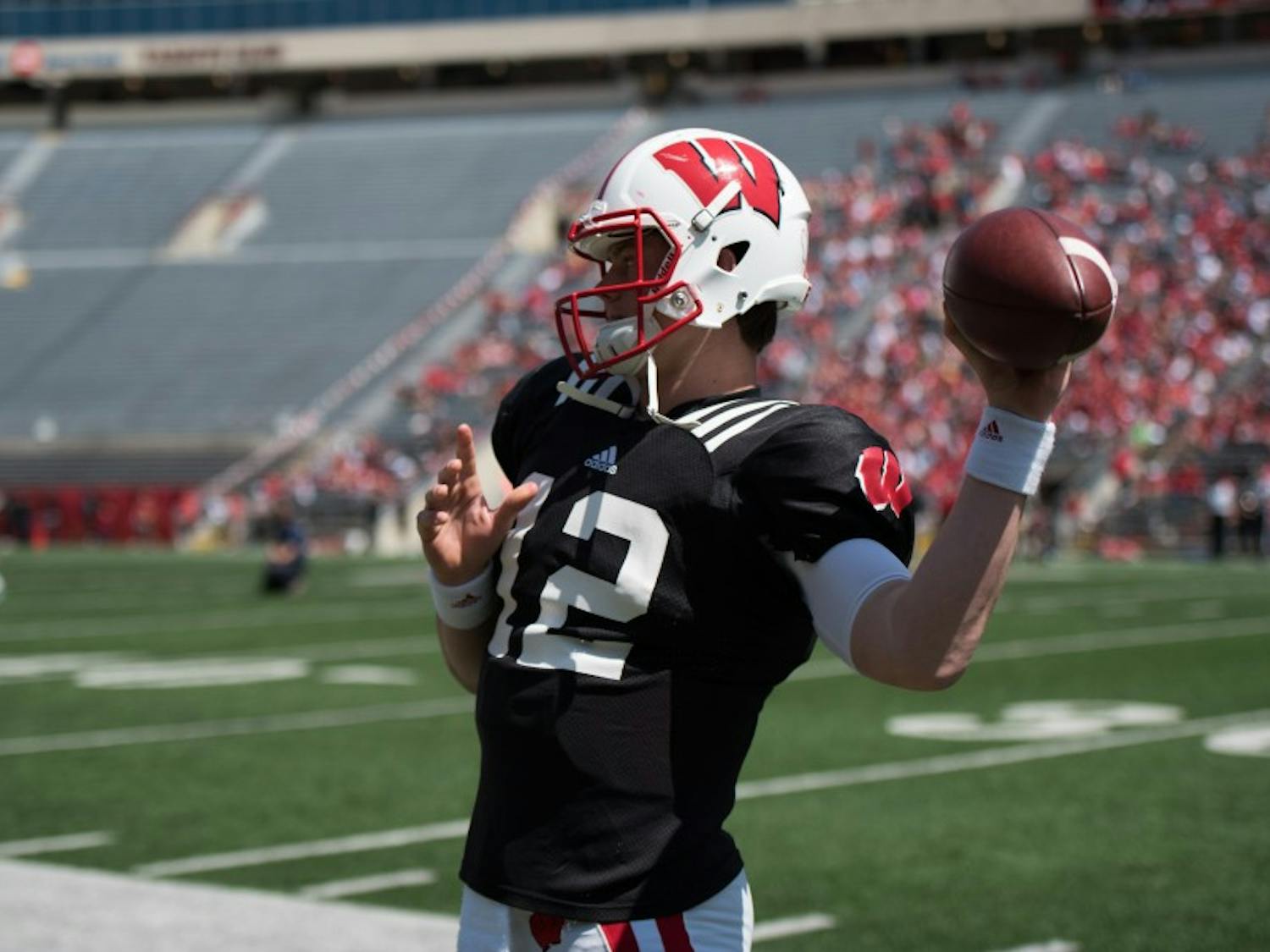 Alex Hornibrook might be the starting quarterback this week, but that doesn't make him Aaron Rodgers.