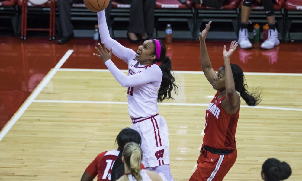 Senior forward Marsha Howard had 16 points while Imani Lewis put up 18 in Wisconsin's loss to Rutgers Monday night.